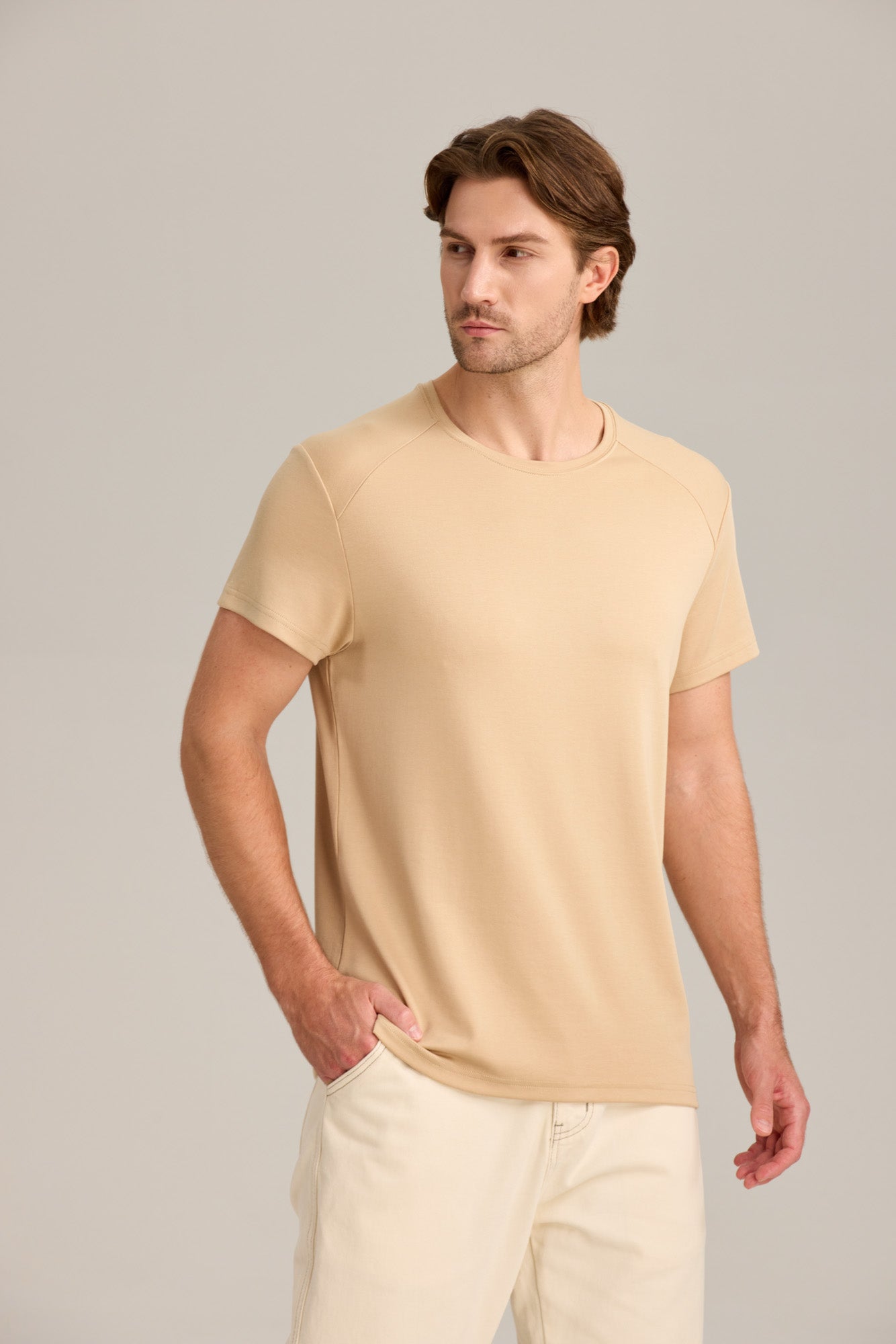 PrimeFit Tee Beige