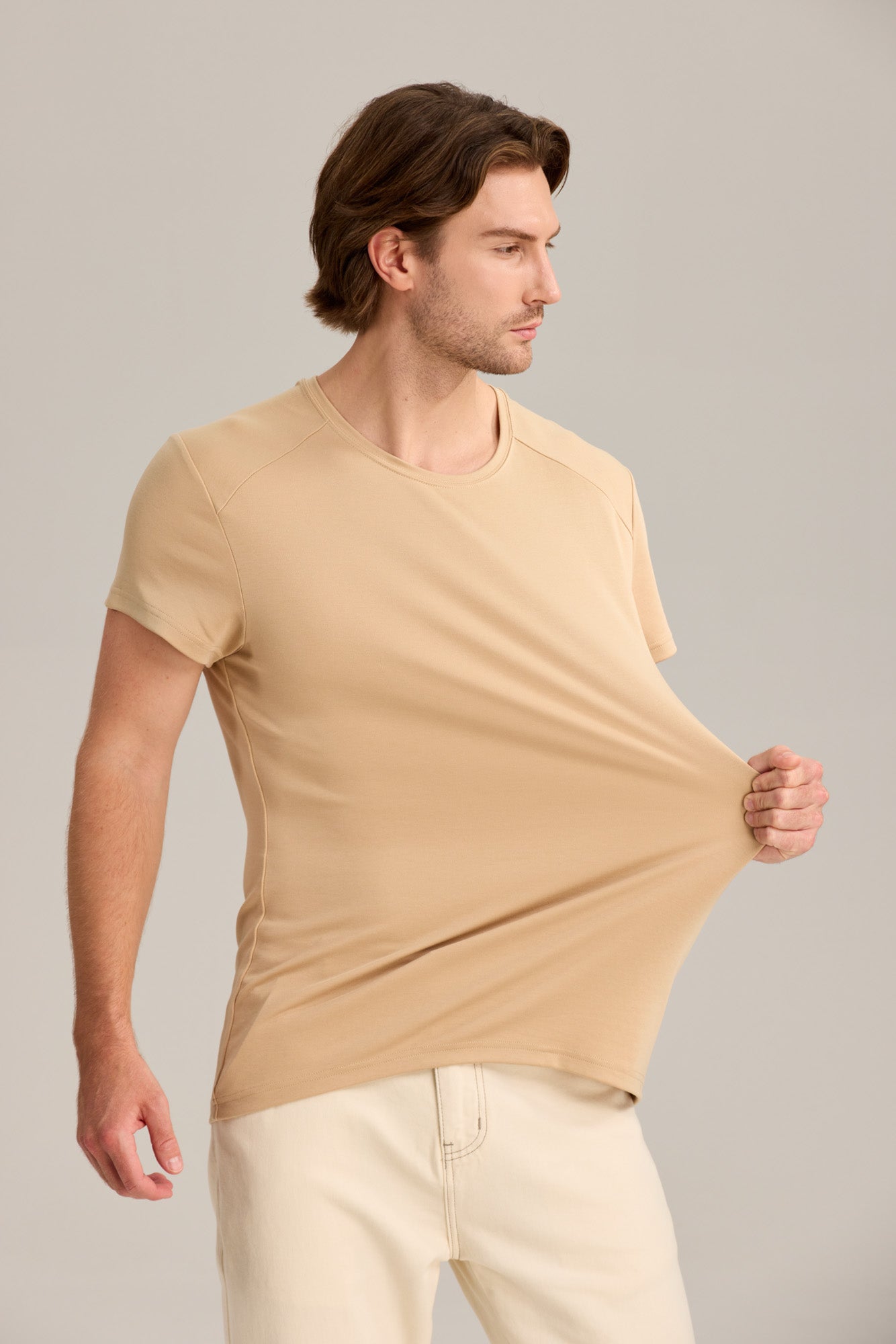 PrimeFit Tee Beige